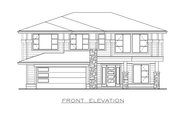 Prairie Style House Plan - 3 Beds 2 Baths 1873 Sq/Ft Plan #1100-33 