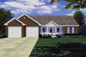 Traditional Exterior - Front Elevation Plan #21-114