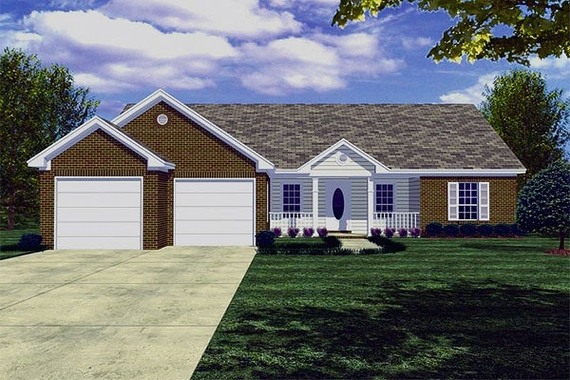 House Design - Traditional Exterior - Front Elevation Plan #21-114
