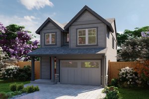 Craftsman Exterior - Front Elevation Plan #53-621