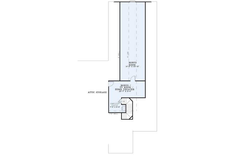 Home Plan - Floor Plan - Upper Floor for Country House Plan #17-2916 - 4 bed, 3.5 bath