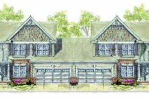 Cottage Exterior - Front Elevation Plan #20-1351