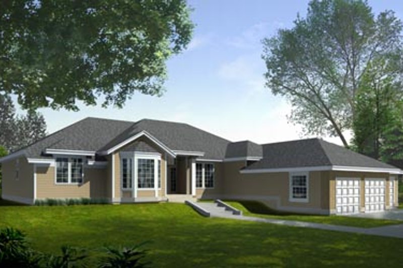 Dream House Plan - Traditional Exterior - Front Elevation Plan #94-101