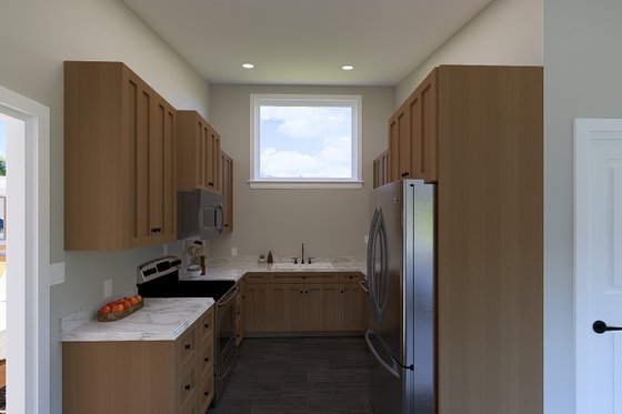 Interior - Kitchen 2 for Modern House Plan #1060-381 - 1 bed, 1 bath