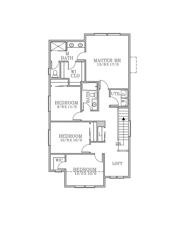 Home Plan - Craftsman Floor Plan - Main Floor Plan #53-726