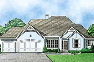 Traditional Exterior - Front Elevation Plan #67-324