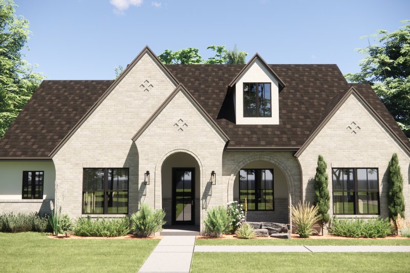 European Style House Plan - 3 Beds 2.5 Baths 2297 Sq/Ft Plan #1098-11