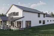 Barndominium Style House Plan - 4 Beds 3.5 Baths 3476 Sq/Ft Plan #455-535 
