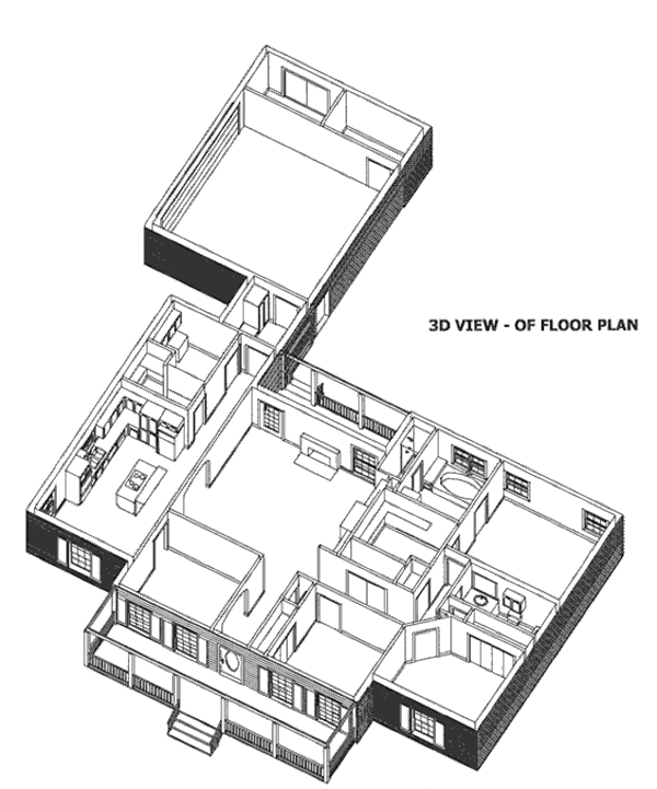 House Blueprint - Cottage Floor Plan - Other Floor Plan #44-109