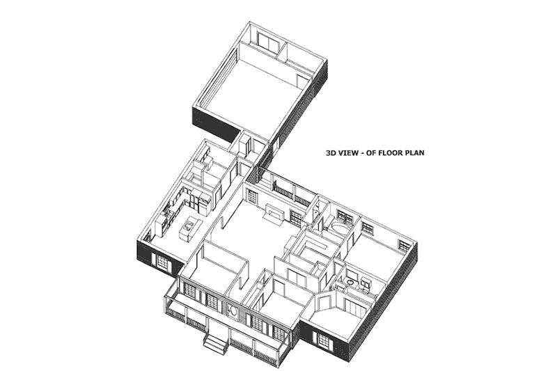 Dream House Plan - Floor Plan - Other Floor for Cottage House Plan #44-109 - 3 bed, 2 bath