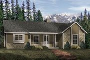 Cottage Style House Plan - 2 Beds 1 Baths 1073 Sq/Ft Plan #22-120 