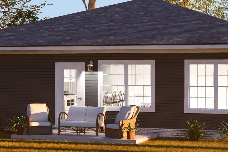 Architectural House Design - Exterior - Other Elevation 5 for Modern House Plan #513-2470 - 3 bed, 2 bath