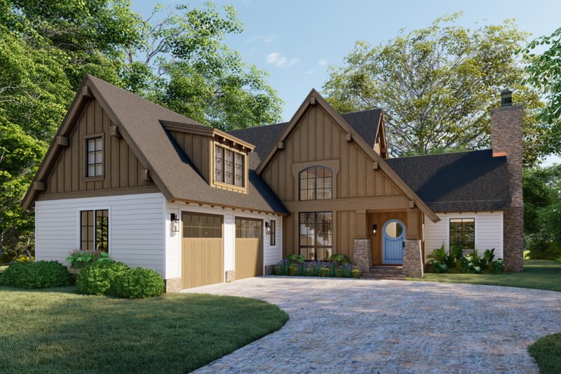 House Design - Exterior - Front Elevation 3 for Craftsman House Plan #1094-5 - 3 bed, 3.5 bath