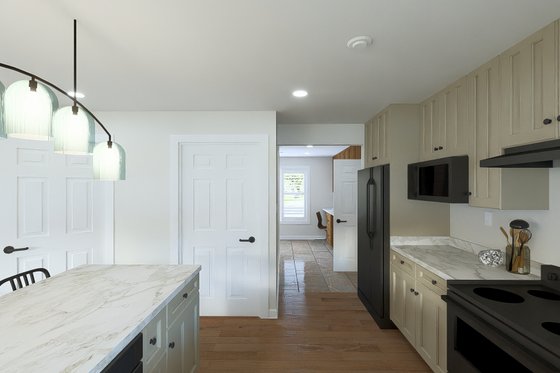 Interior - Kitchen 2 for Traditional House Plan #1060-206 - 4 bed, 2.5 bath