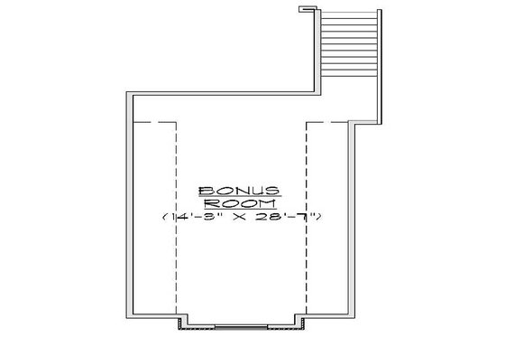 Floor Plan - Upper Floor for European House Plan #5-388 - 6 bed, 3.5 bath