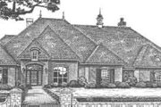 European Style House Plan - 4 Beds 3.5 Baths 3942 Sq/Ft Plan #310-509 