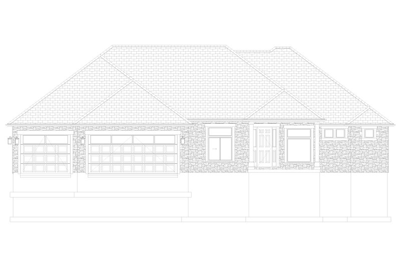Architectural House Design - Exterior - Front Elevation 5 for Craftsman House Plan #1060-496 - 3 bed, 2.5 bath
