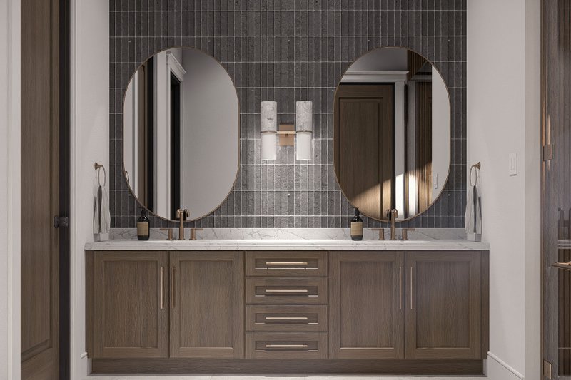 Home Plan - Interior - Master Bathroom for Beach House Plan #455-820 - 2 bed, 2.5 bath