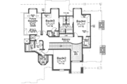 European Style House Plan - 4 Beds 3.5 Baths 3430 Sq/Ft Plan #310-332 