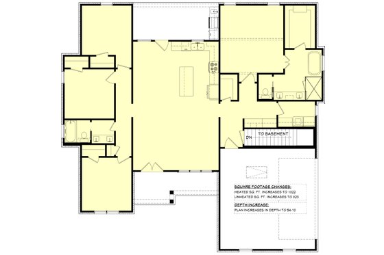 Floor Plan - Other Floor for Farmhouse House Plan #430-338 - 4 bed, 2 bath