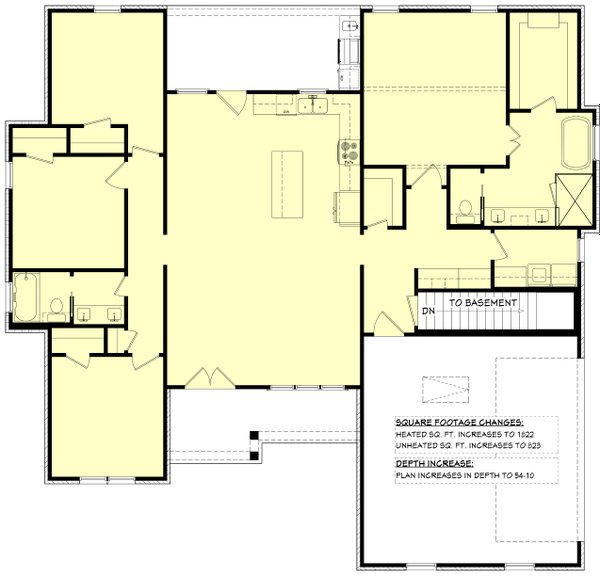 House Blueprint - Farmhouse Floor Plan - Other Floor Plan #430-338