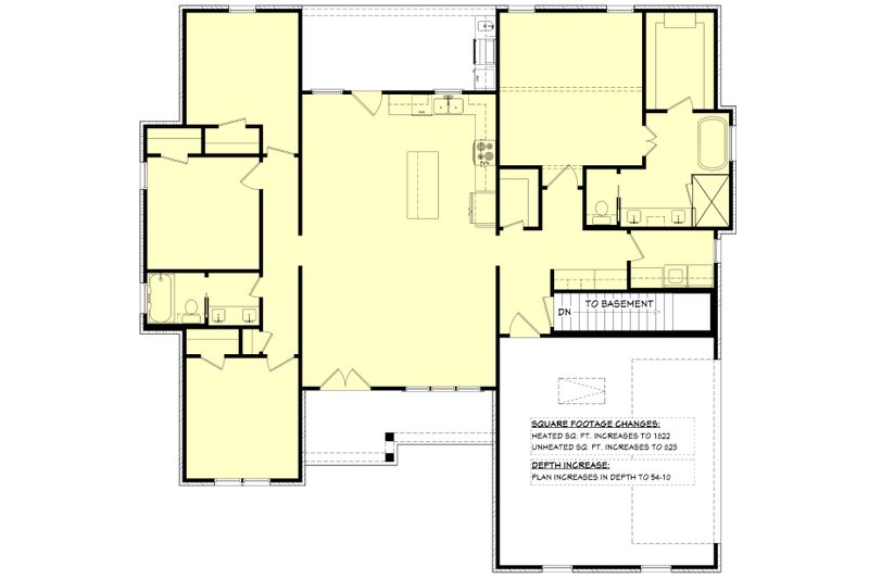 House Blueprint - Floor Plan - Other Floor for Farmhouse House Plan #430-338 - 4 bed, 2 bath