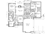 European Style House Plan - 4 Beds 3.5 Baths 2816 Sq/Ft Plan #310-386 