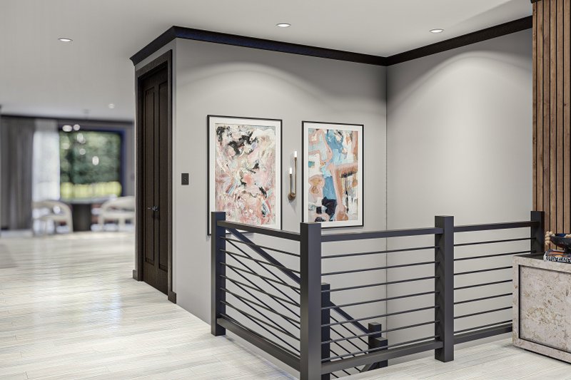 House Design - Interior - Entry 1 for Modern House Plan #455-296 - 3 bed, 2 bath
