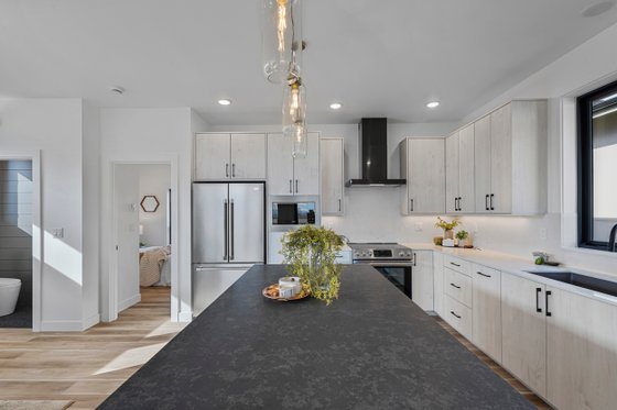 Interior - Kitchen 3 for Contemporary House Plan #1070-228 - 2 bed, 2.5 bath