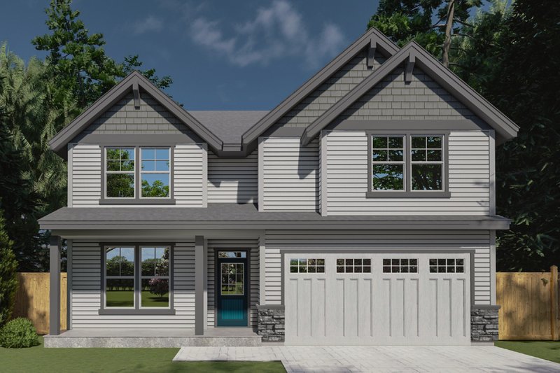 Craftsman Style House Plan - 6 Beds 2.5 Baths 2477 Sq/Ft Plan #53-676