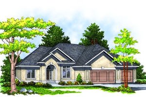 Traditional Exterior - Front Elevation Plan #70-280