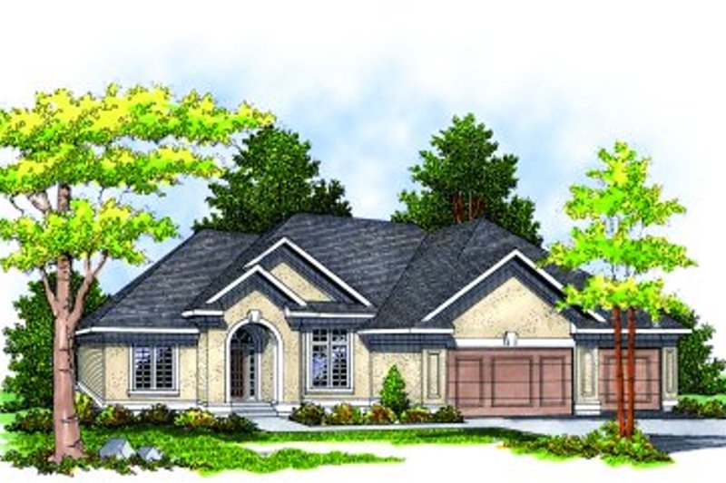 Dream House Plan - Traditional Exterior - Front Elevation Plan #70-280