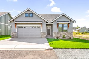 Exterior - Front Elevation for Craftsman House Plan #1070-274 - 3 bed, 2 bath