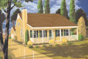 Country Style House Plan - 4 Beds 2 Baths 1345 Sq/Ft Plan #3-299 