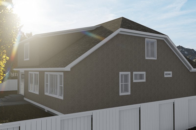 House Plan Design - Exterior - Other Elevation 1 for Craftsman House Plan #1060-50 - 4 bed, 3 bath
