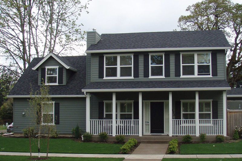 Dream House Plan - Cape Cod designed home, elevation