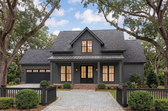 Exterior - Front Elevation 6 for Farmhouse House Plan #430-318 - 3 bed, 2 bath