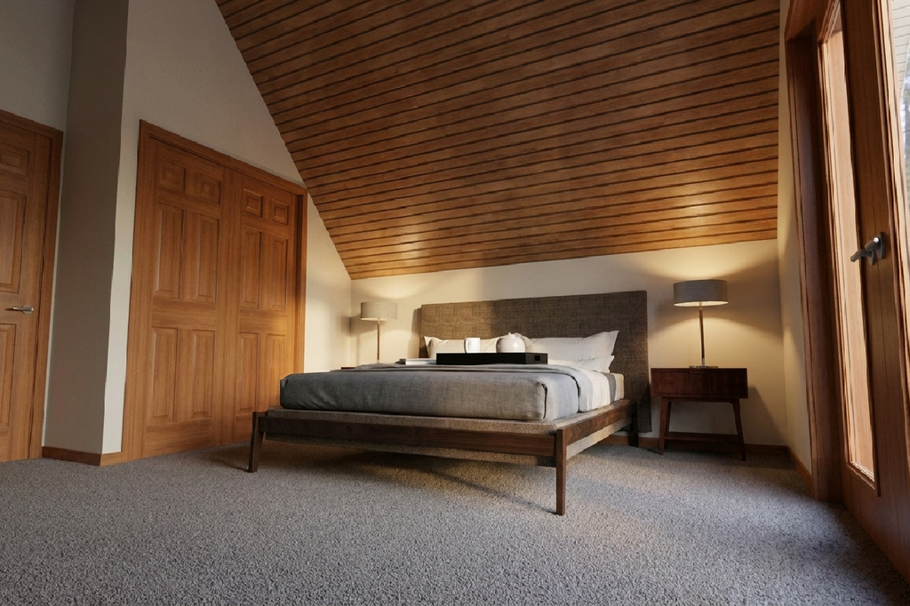 Interior - Master Bedroom 1 for Country House Plan #126-131 - 3 bed, 1 bath