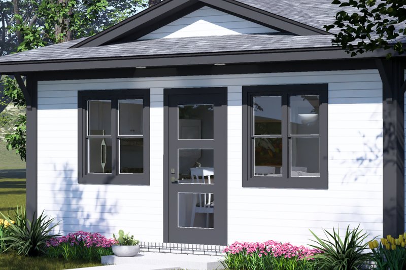 Home Plan - Exterior - Other Elevation 1 for Modern House Plan #513-2494 - 1 bed, 1 bath