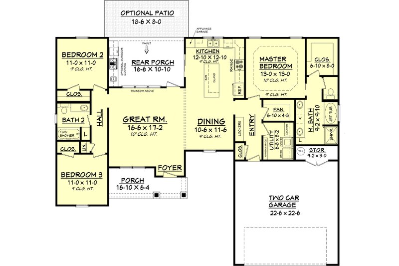 Dream House Plan - 1600 square foot craftsman