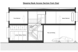 Sleeping Nook Access Section From Stair