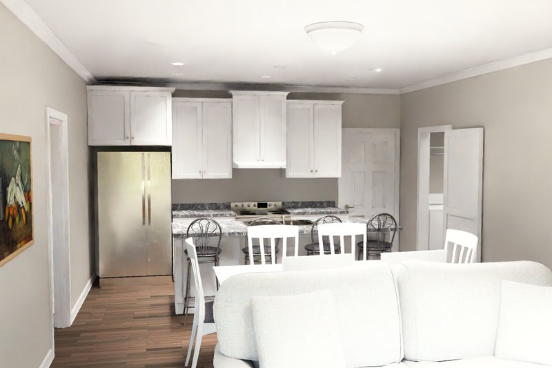Architectural House Design - Interior - Dining Room for Modern House Plan #513-2468 - 4 bed, 3 bath