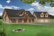 Craftsman Style House Plan - 3 Beds 2 Baths 2750 Sq/Ft Plan #117-703 