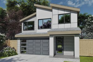 Home Plan - Exterior - Front Elevation for Contemporary House Plan #53-724 - 3 bed, 2.5 bath