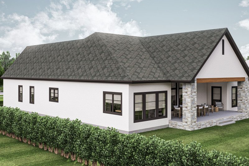 Dream House Plan - Exterior - Other Elevation for Modern House Plan #455-444 - 4 bed, 3.5 bath