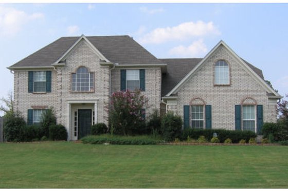 Exterior - Front Elevation for European House Plan #81-13675 - 3 bed, 2.5 bath