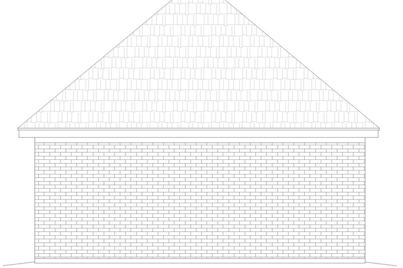 Dream House Plan - Exterior - Rear Elevation for Traditional House Plan #932-419, 1 bath