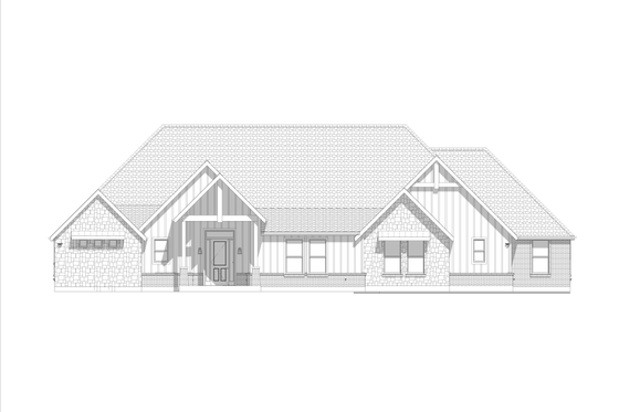 Exterior - Front Elevation 3 for Farmhouse House Plan #1127-19 - 3 bed, 3 bath