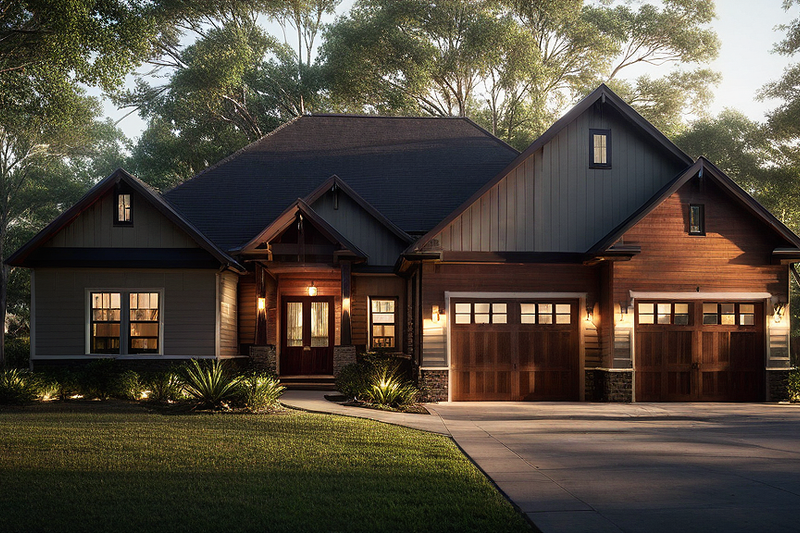 House Blueprint - Photo 20 for Farmhouse House Plan #1109-13 - 5 bed, 3.5 bath