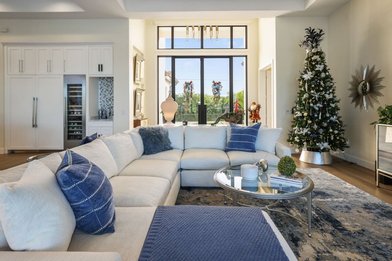 House Blueprint - Interior - Entry for Contemporary House Plan #930-533 - 3 bed, 3 bath